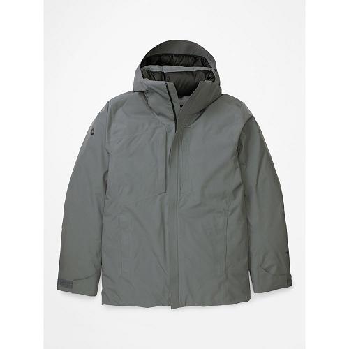 Marmot Insulated Jacket Grey NZ - Tribeca Jackets Mens NZ5841029